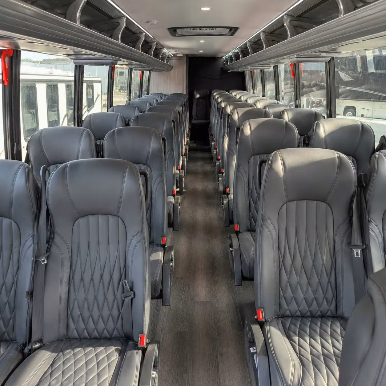25 passenger minibus interior