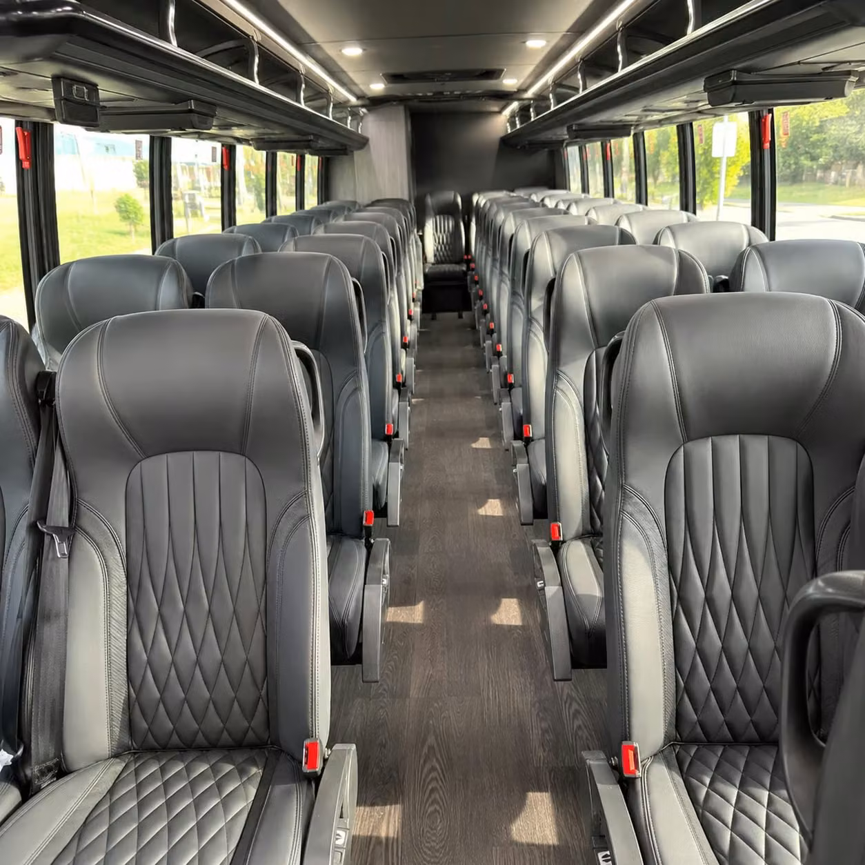 28 passenger minibus inside