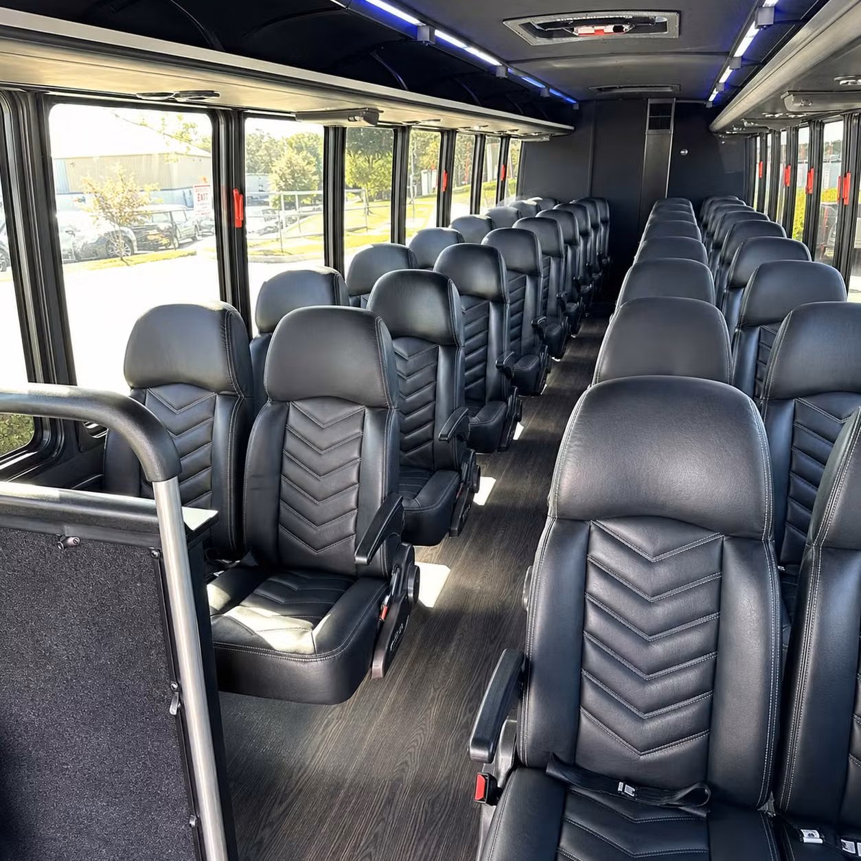 35 passenger minibus interior