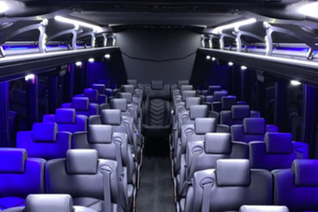 Topeka Charter Bus Interior