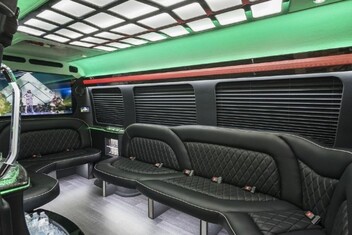 Topeka Sprinter Party Bus Interior